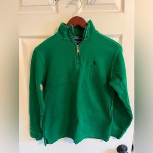 Polo boys quarter zip pullover. Size 14/16